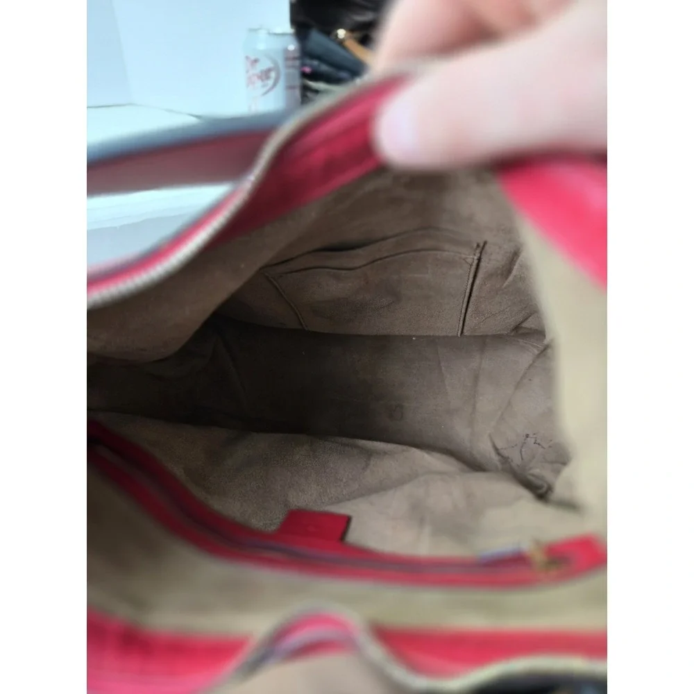 Gucci Hobo Supreme bag 41430 red brown pink‎